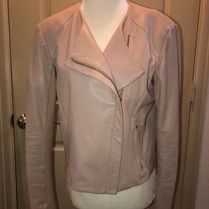 Veda Blush Dali Vegan Leather Jacket